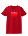 Cute Cartoon Heart Womens Dark T-Shirt-TooLoud-Red-X-Small-Davson Sales