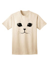 Cute Cat Face Adult T-Shirt-Mens T-Shirt-TooLoud-Natural-Small-Davson Sales