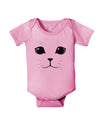 Cute Cat Face Baby Romper Bodysuit by-Baby Romper-TooLoud-Pink-06-Months-Davson Sales