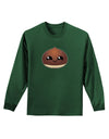 Cute Chestnut Design - Christmas Adult Long Sleeve Dark T-Shirt-TooLoud-Dark-Green-Small-Davson Sales