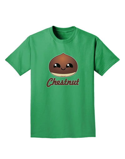 Cute Chestnut Design - Christmas Text Adult Dark T-Shirt-Mens T-Shirt-TooLoud-Kelly-Green-Small-Davson Sales