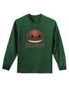 Cute Chestnut Design - Christmas Text Adult Long Sleeve Dark T-Shirt-TooLoud-Dark-Green-Small-Davson Sales