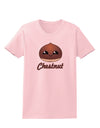 Cute Chestnut Design - Christmas Text Womens T-Shirt-Womens T-Shirt-TooLoud-PalePink-X-Small-Davson Sales