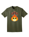 Cute Chestnuts Roasting - Christmas Adult Dark T-Shirt-Mens T-Shirt-TooLoud-Military-Green-Small-Davson Sales