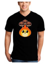 Cute Chestnuts Roasting - Christmas Adult Dark V-Neck T-Shirt-Mens V-Neck T-Shirt-TooLoud-Black-Small-Davson Sales