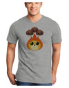 Cute Chestnuts Roasting - Christmas Adult V-Neck T-shirt-Mens V-Neck T-Shirt-TooLoud-HeatherGray-Small-Davson Sales