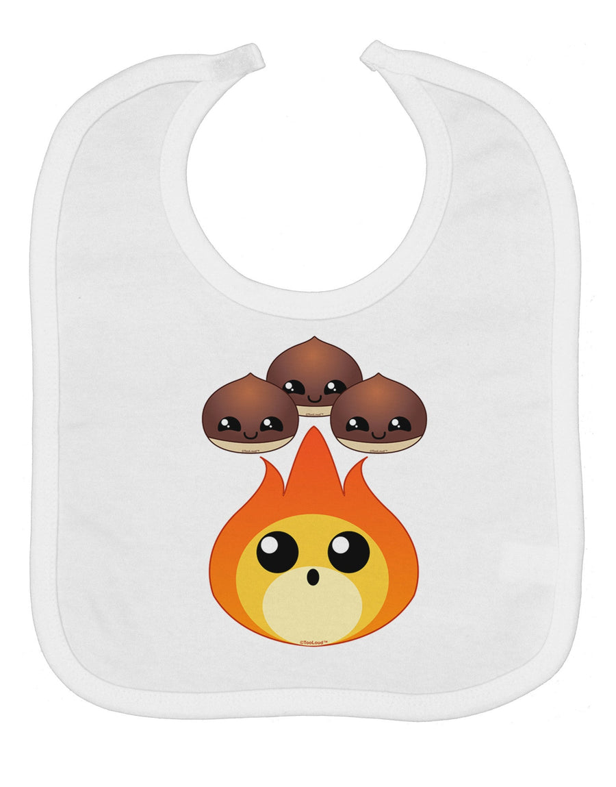 Cute Chestnuts Roasting - Christmas Baby Bib