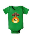 Cute Chestnuts Roasting - Christmas Baby Romper Bodysuit Dark-Baby Romper-TooLoud-Clover-Green-06-Months-Davson Sales