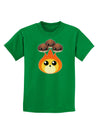 Cute Chestnuts Roasting - Christmas Childrens Dark T-Shirt-Childrens T-Shirt-TooLoud-Kelly-Green-X-Small-Davson Sales