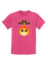 Cute Chestnuts Roasting - Christmas Childrens Dark T-Shirt-Childrens T-Shirt-TooLoud-Sangria-X-Small-Davson Sales