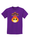 Cute Chestnuts Roasting - Christmas Childrens Dark T-Shirt-Childrens T-Shirt-TooLoud-Purple-X-Small-Davson Sales