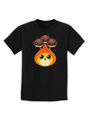 Cute Chestnuts Roasting - Christmas Childrens Dark T-Shirt-Childrens T-Shirt-TooLoud-Black-X-Small-Davson Sales