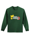 Cute Chick Magnet Design Adult Long Sleeve Dark T-Shirt-TooLoud-Dark-Green-Small-Davson Sales