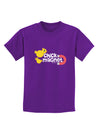 Cute Chick Magnet Design Childrens Dark T-Shirt-Childrens T-Shirt-TooLoud-Purple-X-Small-Davson Sales