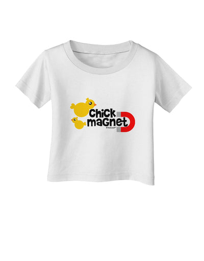 Cute Chick Magnet Design Infant T-Shirt-Infant T-Shirt-TooLoud-White-06-Months-Davson Sales