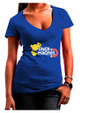 Cute Chick Magnet Design Juniors V-Neck Dark T-Shirt-Womens V-Neck T-Shirts-TooLoud-Royal-Blue-Juniors Fitted Small-Davson Sales