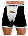 Cute Chick Magnet Design Mens Boxer Brief Underwear-Boxer Briefs-NDS Wear-Black-with-White-Small-NDS WEAR