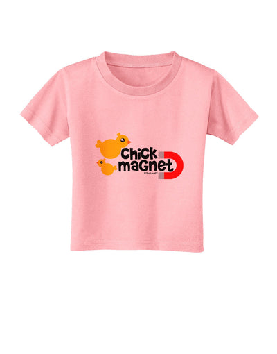 Cute Chick Magnet Design Toddler T-Shirt-Toddler T-Shirt-TooLoud-Candy-Pink-2T-Davson Sales