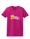 Cute Chick Magnet Design Womens Dark T-Shirt-TooLoud-Hot-Pink-Small-Davson Sales