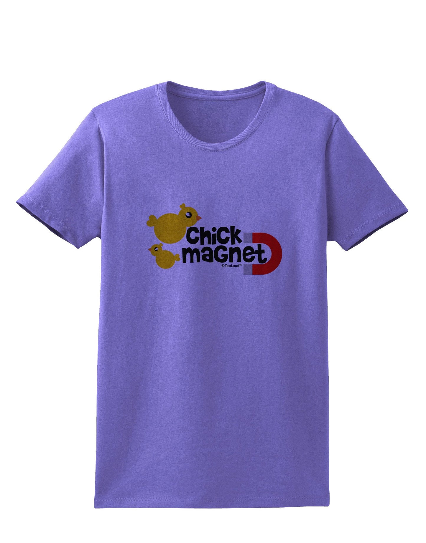 Cute Chick Magnet Design Womens T-Shirt-Womens T-Shirt-TooLoud-Violet-X-Small-Davson Sales
