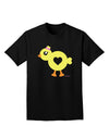 Cute Chick with Bow Adult Dark T-Shirt by TooLoud-Mens T-Shirt-TooLoud-Black-Small-Davson Sales