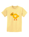 Cute Chick with Bow Childrens T-Shirt by TooLoud-Childrens T-Shirt-TooLoud-Daffodil-Yellow-X-Small-Davson Sales