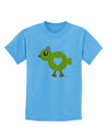 Cute Chick with Bow Childrens T-Shirt by TooLoud-Childrens T-Shirt-TooLoud-Aquatic-Blue-X-Small-Davson Sales