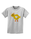 Cute Chick with Bow Childrens T-Shirt by TooLoud-Childrens T-Shirt-TooLoud-AshGray-X-Small-Davson Sales