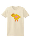 Cute Chick with Bow - Crayon Style Drawing Womens T-Shirt by TooLoud-Womens T-Shirt-TooLoud-Natural-X-Small-Davson Sales