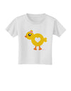 Cute Chick with Bow Toddler T-Shirt by TooLoud-Toddler T-Shirt-TooLoud-White-2T-Davson Sales