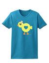 Cute Chick with Bow Womens Dark T-Shirt by TooLoud-Womens T-Shirt-TooLoud-Turquoise-X-Small-Davson Sales