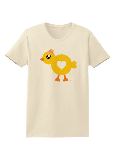 Cute Chick with Bow Womens T-Shirt by TooLoud-Womens T-Shirt-TooLoud-Natural-X-Small-Davson Sales