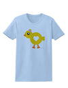 Cute Chick with Bow Womens T-Shirt by TooLoud-Womens T-Shirt-TooLoud-Light-Blue-X-Small-Davson Sales