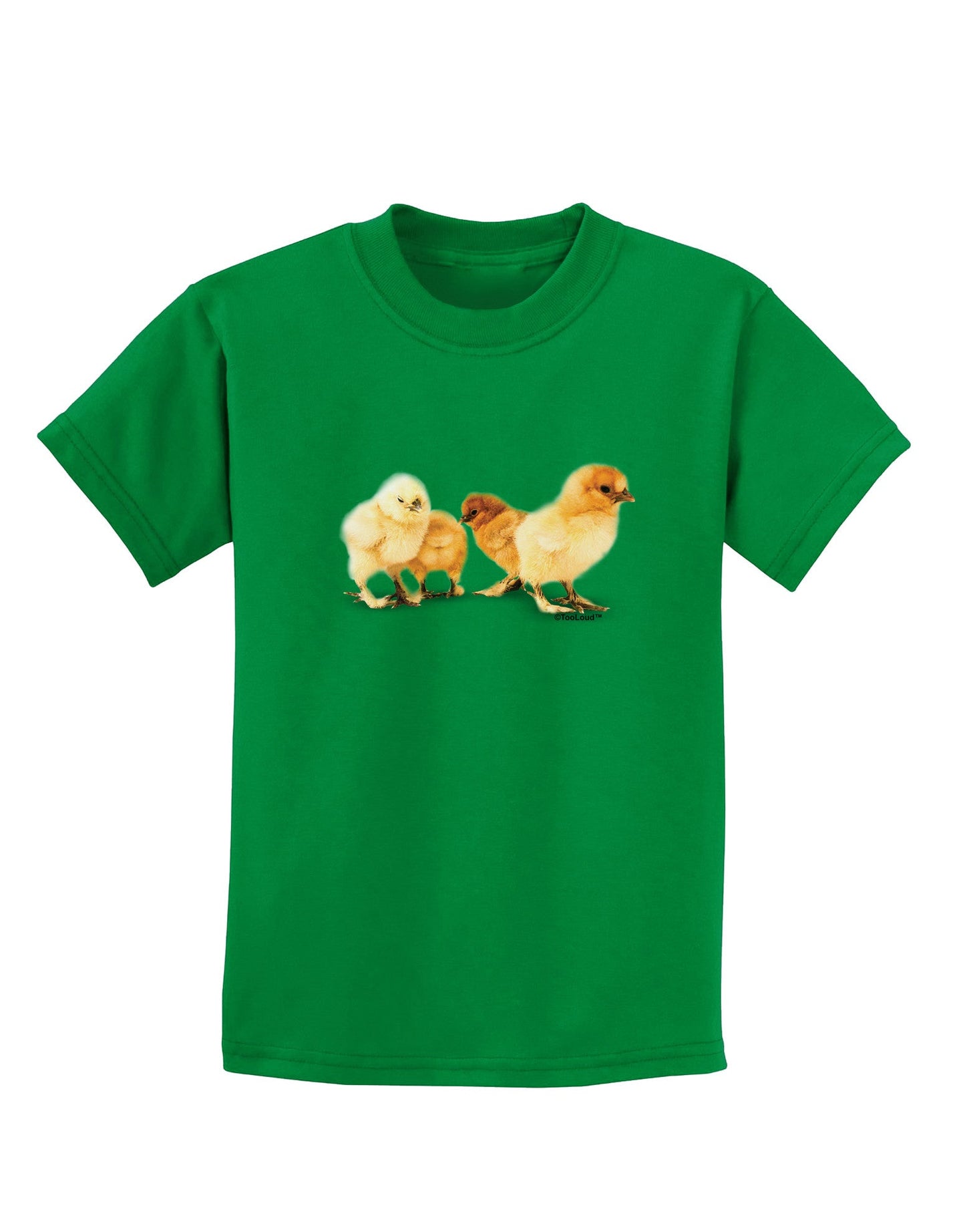 Cute Chicks Childrens Dark T-Shirt-Childrens T-Shirt-TooLoud-Kelly-Green-X-Small-Davson Sales