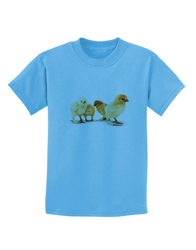 Cute Chicks Childrens T-Shirt-Childrens T-Shirt-TooLoud-Aquatic-Blue-X-Small-Davson Sales