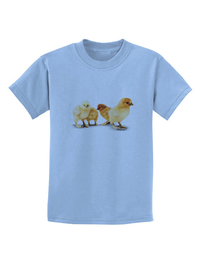 Cute Chicks Childrens T-Shirt-Childrens T-Shirt-TooLoud-Light-Blue-X-Small-Davson Sales