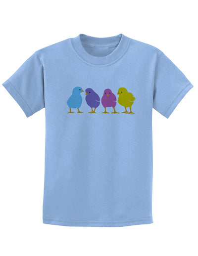 Cute Chicks Childrens T-Shirt-Childrens T-Shirt-TooLoud-Light-Blue-X-Small-Davson Sales