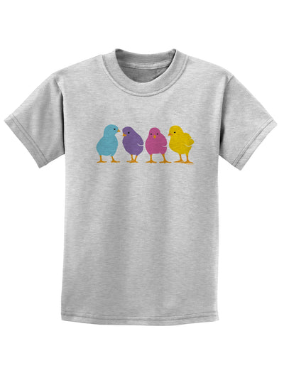 Cute Chicks Childrens T-Shirt-Childrens T-Shirt-TooLoud-Ash-Gray-X-Small-Davson Sales