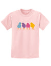 Cute Chicks Childrens T-Shirt-Childrens T-Shirt-TooLoud-Pale-Pink-X-Small-Davson Sales