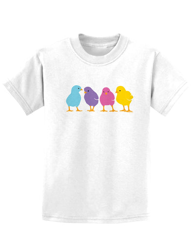 Cute Chicks Childrens T-Shirt-Childrens T-Shirt-TooLoud-White-X-Small-Davson Sales