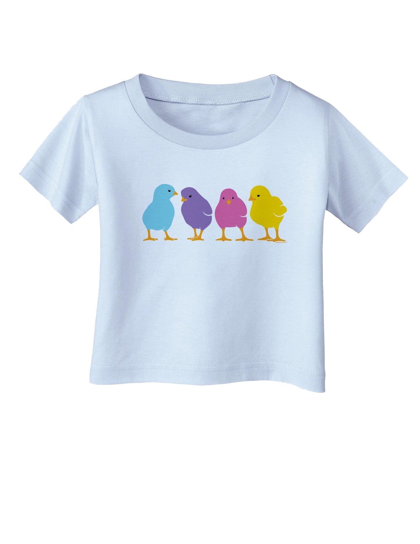 Cute Chicks Infant T-Shirt-Infant T-Shirt-TooLoud-Light-Blue-06-Months-Davson Sales