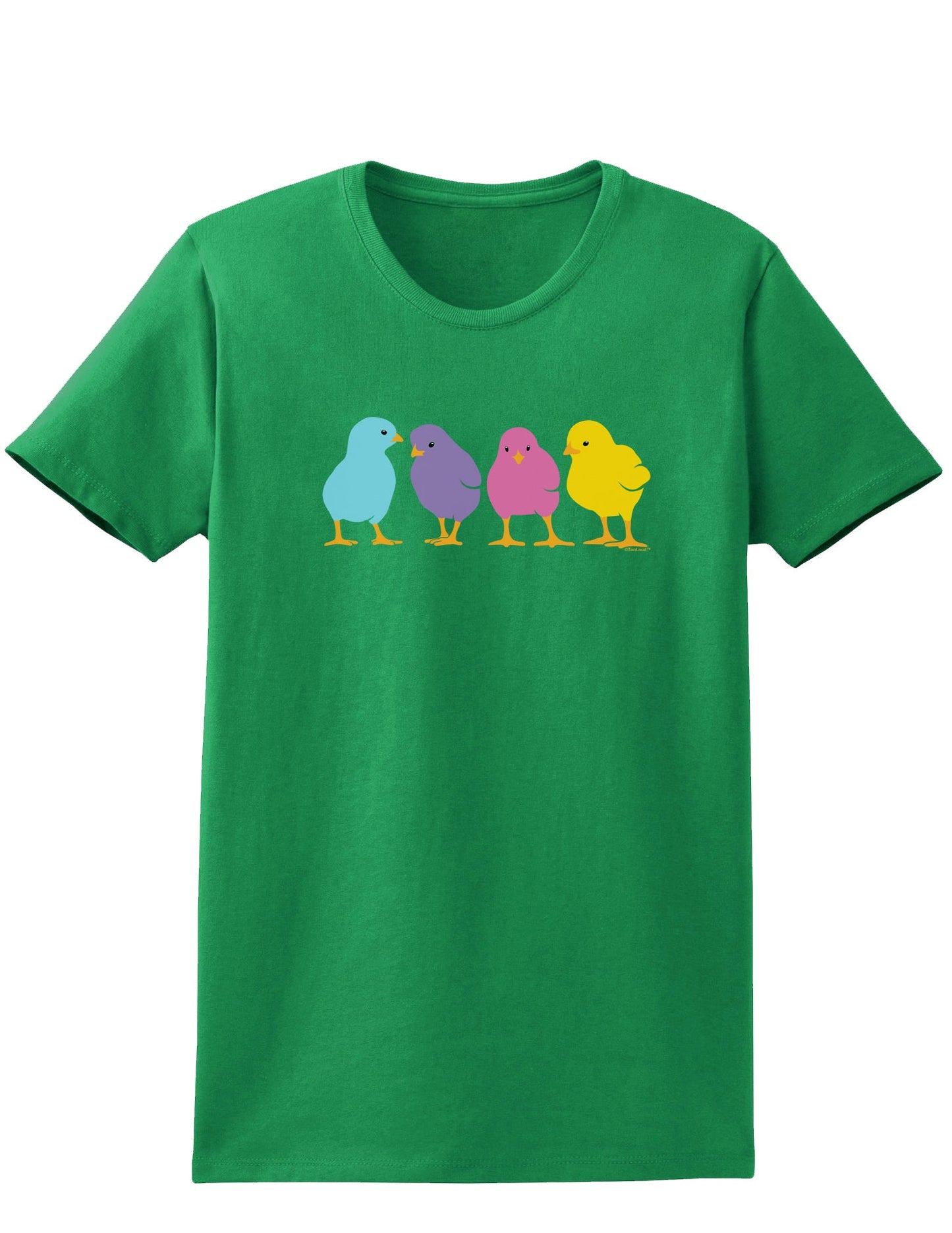 Cute Chicks Womens Dark T-Shirt-TooLoud-Kelly-Green-X-Small-Davson Sales