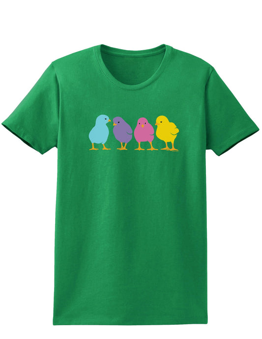 Cute Chicks Womens Dark T-Shirt-TooLoud-Kelly-Green-X-Small-Davson Sales