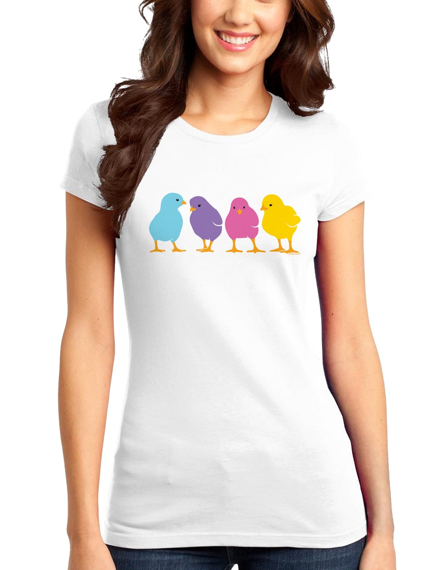 Cute Chicks Womens Juniors T-Shirt-Womens Juniors T-Shirt-TooLoud-White-Small-Davson Sales