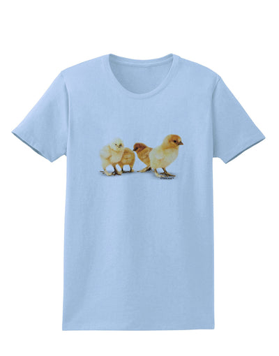 Cute Chicks Womens T-Shirt-Womens T-Shirt-TooLoud-Light-Blue-X-Small-Davson Sales