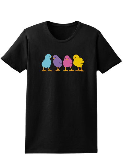 Cute Chicks Womens T-Shirt-Womens T-Shirt-TooLoud-Black-X-Small-Davson Sales