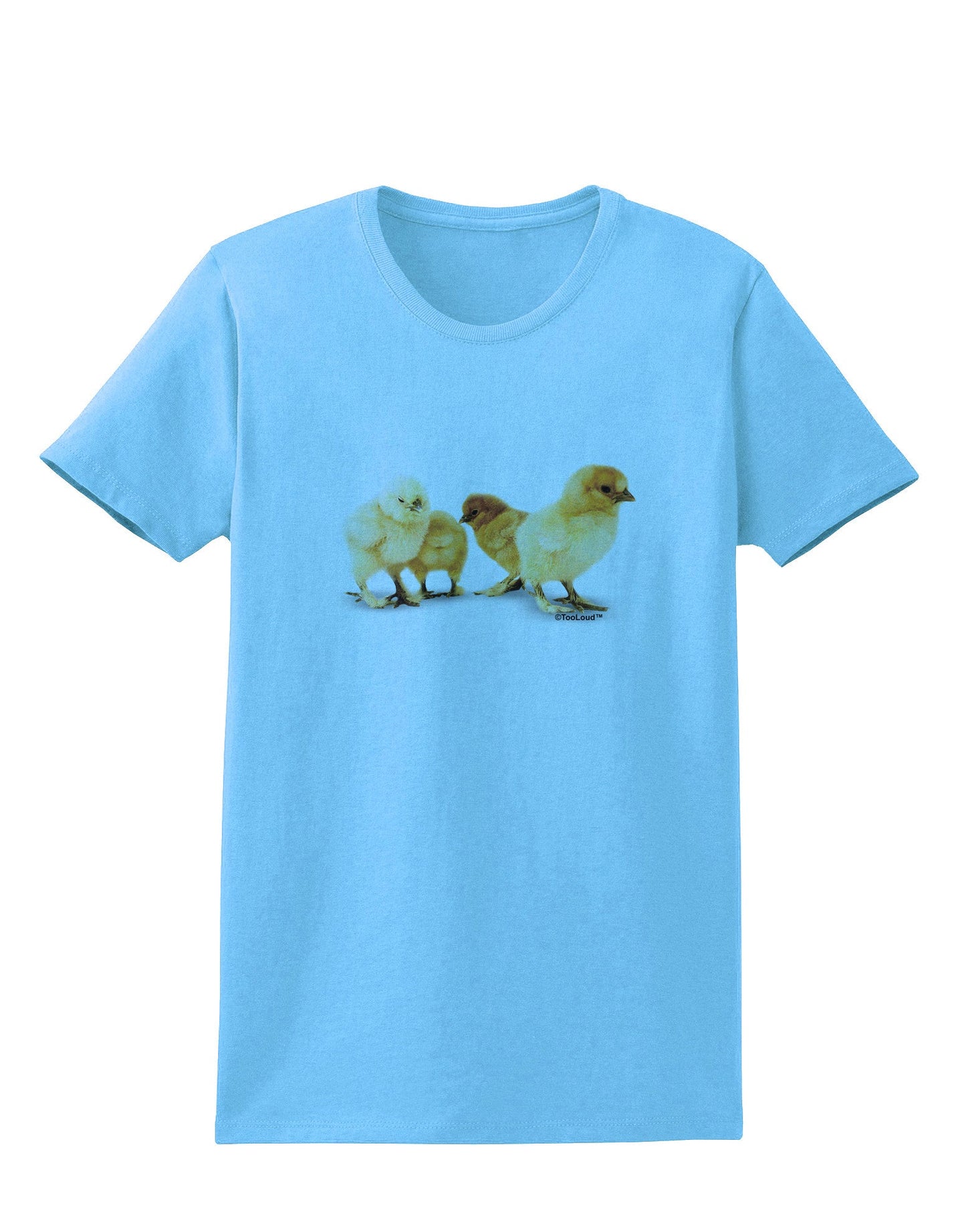 Cute Chicks Womens T-Shirt-Womens T-Shirt-TooLoud-Aquatic-Blue-X-Small-Davson Sales