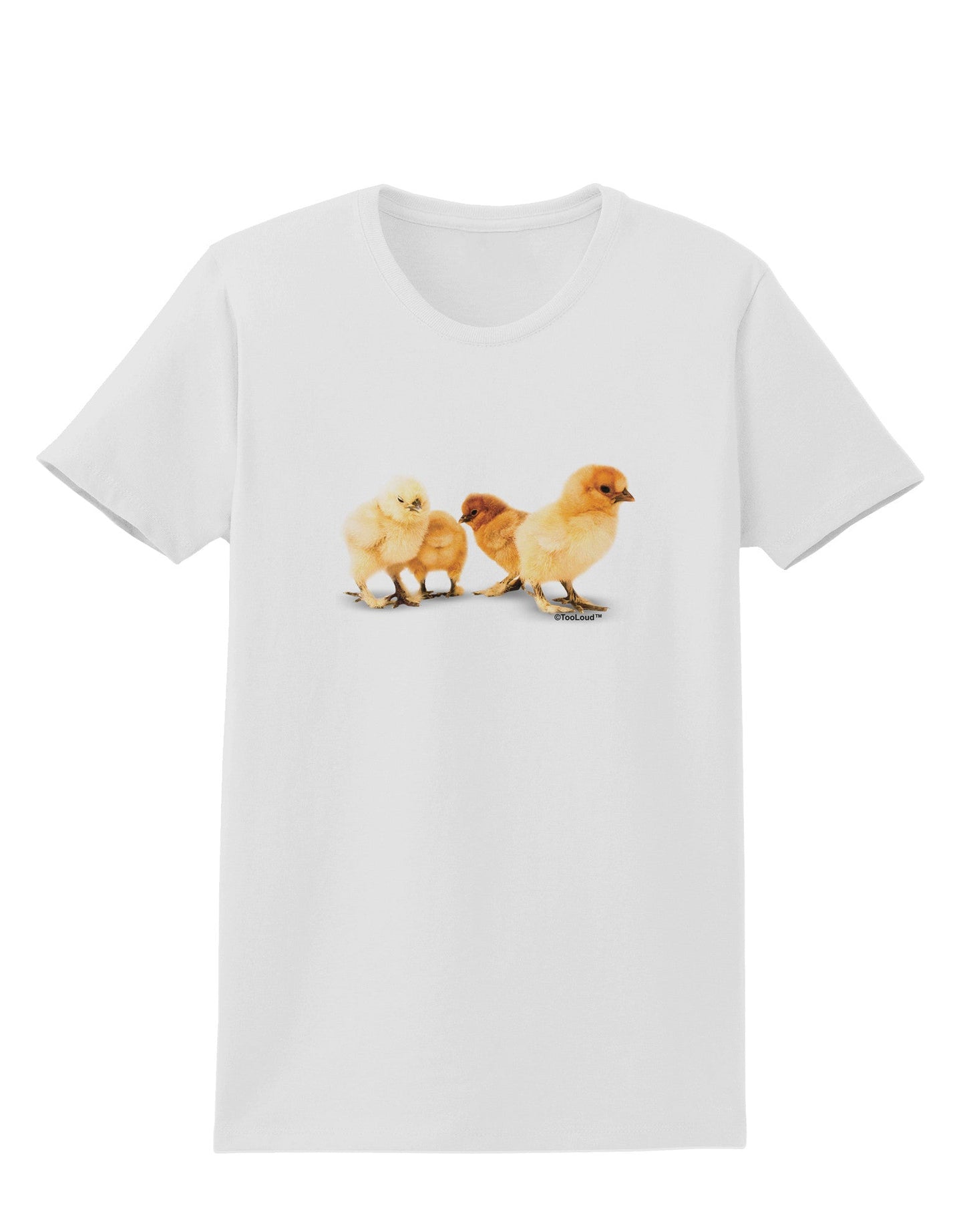 Cute Chicks Womens T-Shirt-Womens T-Shirt-TooLoud-White-X-Small-Davson Sales