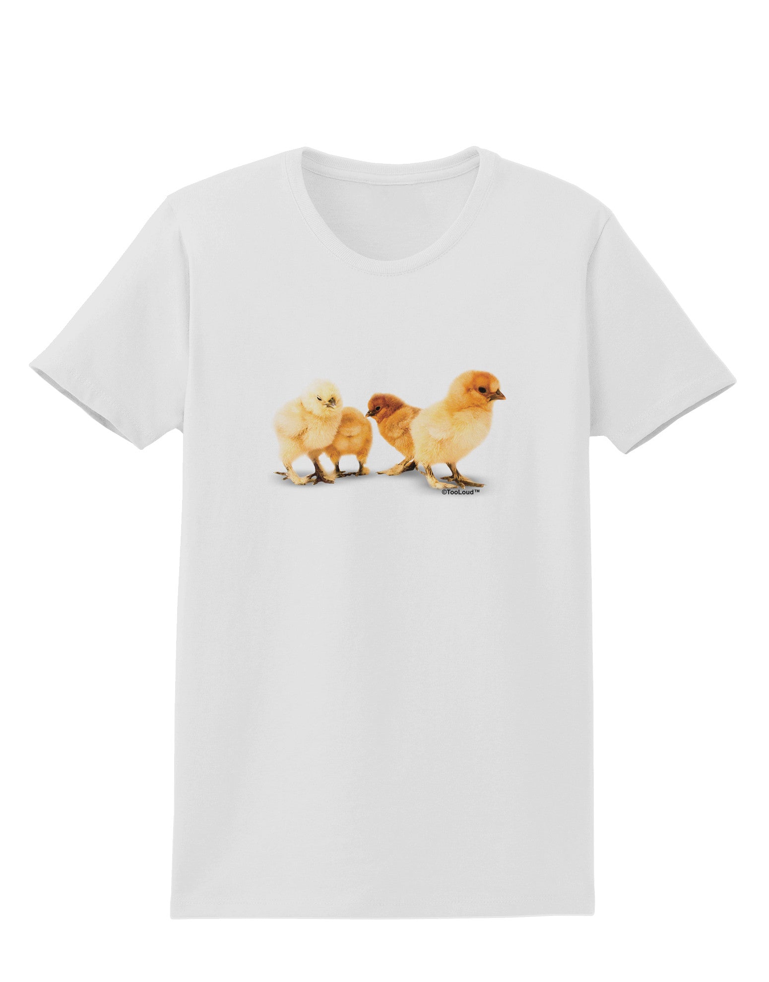 Cute Chicks Womens T-Shirt-Womens T-Shirt-TooLoud-White-X-Small-Davson Sales