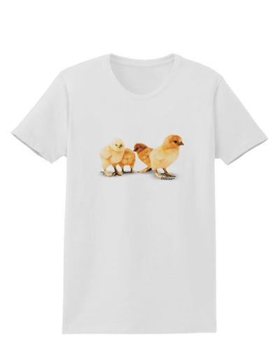 Cute Chicks Womens T-Shirt-Womens T-Shirt-TooLoud-White-X-Small-Davson Sales